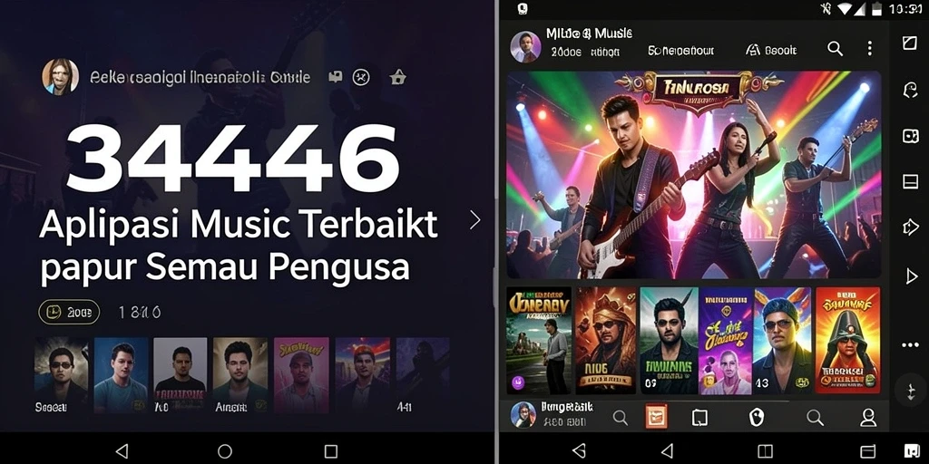 Tampilan screenshot 3446 menampilkan gameplay musik yang menarik.