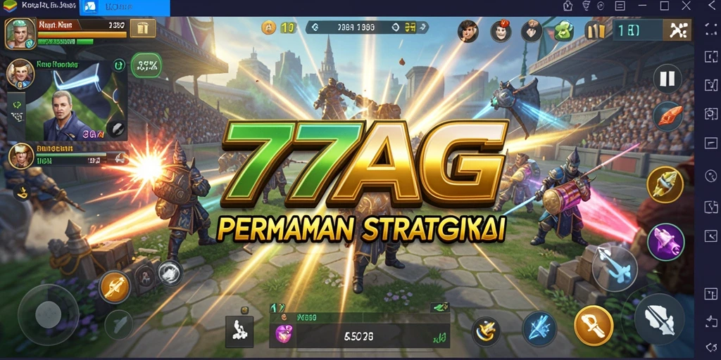 Screenshot gameplay 777AG yang menunjukkan pertempuran strategi yang mendebarkan.