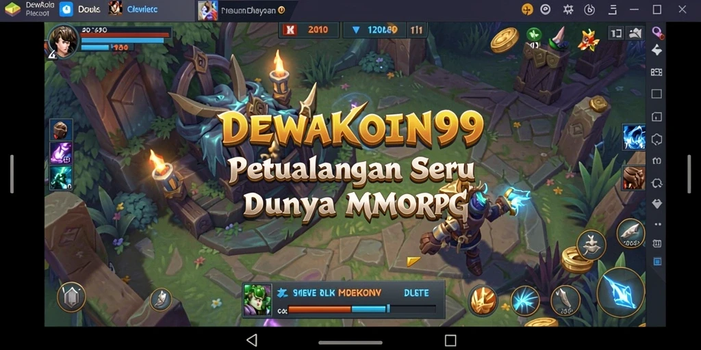 Gameplay seru DEWAKOIN99 dalam dunia MMORPG yang menakjubkan.