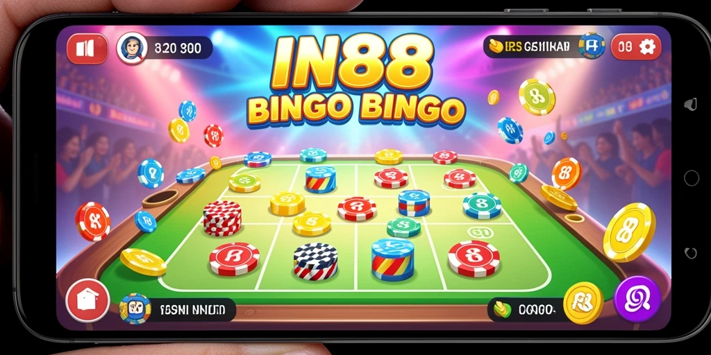 Screenshot gameplay dari IN88 menampilkan aksi seru permainan Bingo.