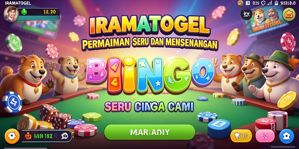 Tampilan gameplay seru dari permainan Bingo IRAMATOGEL.