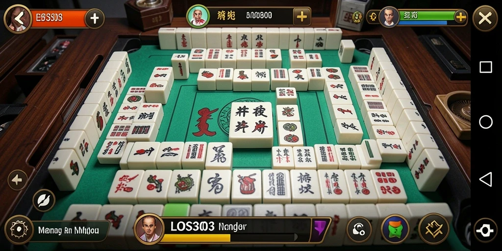 Tampilan gameplay menarik dari LOS303 saat bermain Mahjong.