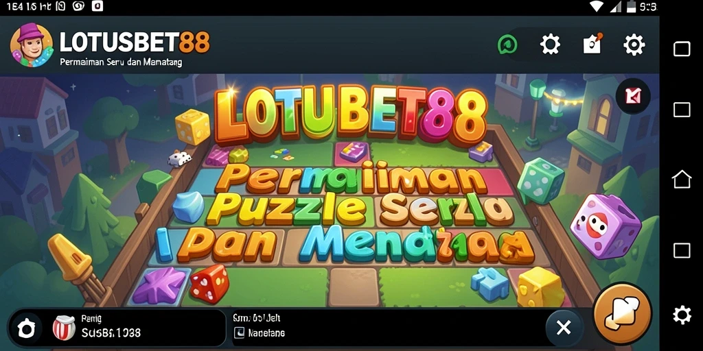 Tampilan gameplay LOTUSBET88 yang mengasyikkan dan penuh tantangan.