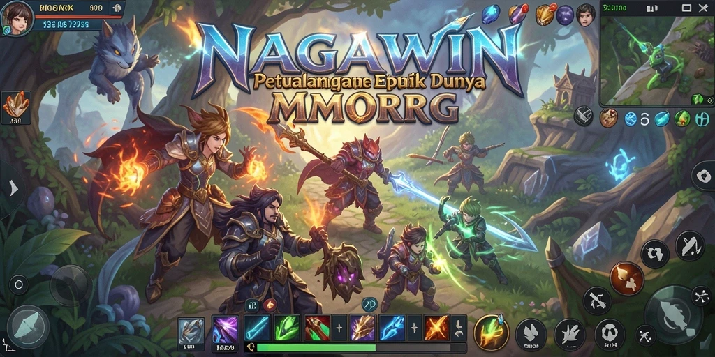 Tampilan menarik dari gameplay NAGAWIN yang mendebarkan.