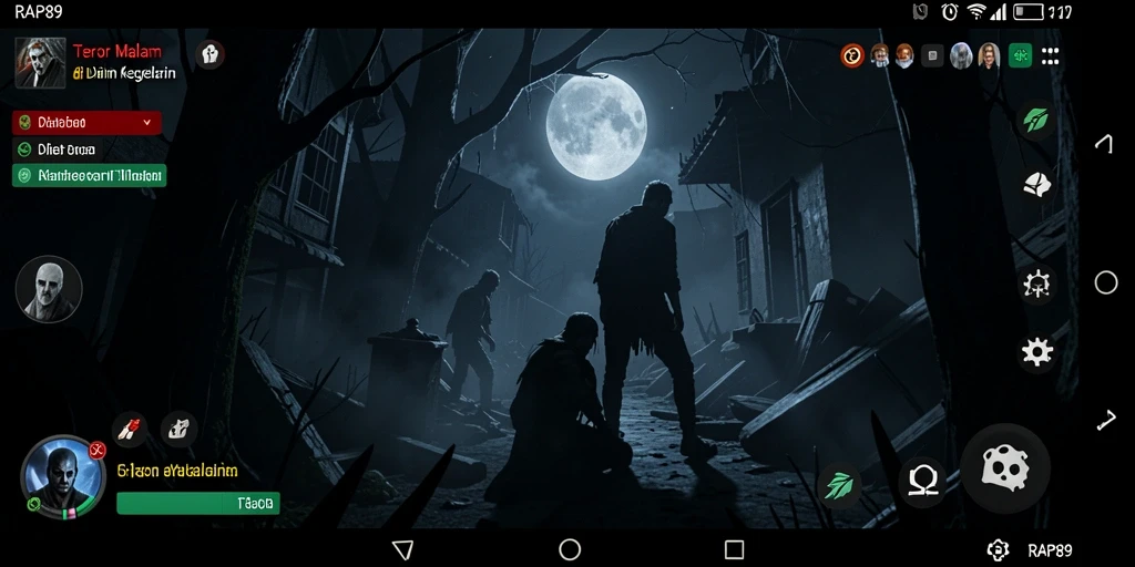Screenshot utama RAP89 menampilkan atmosfer menyeramkan dan gameplay yang menegangkan.