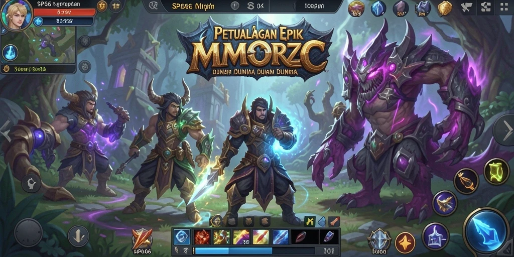 Gameplay seru SP666 dengan petualangan MMORPG yang tak terlupakan.