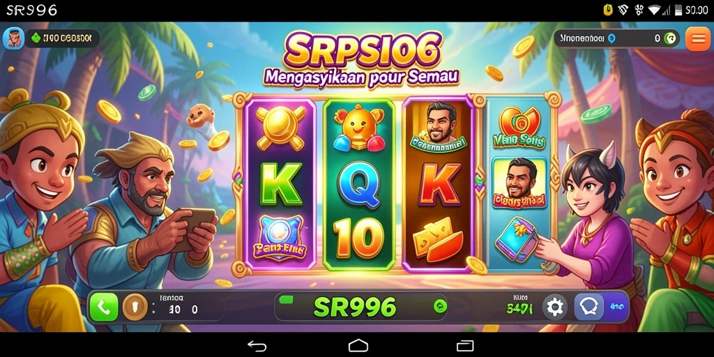 Tampilan gameplay SR996 yang menakjubkan di layar.