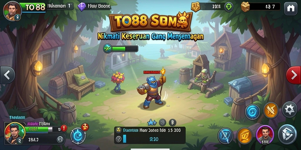 Screenshot TO88 menunjukkan gameplay Idle yang menarik dan interaktif.